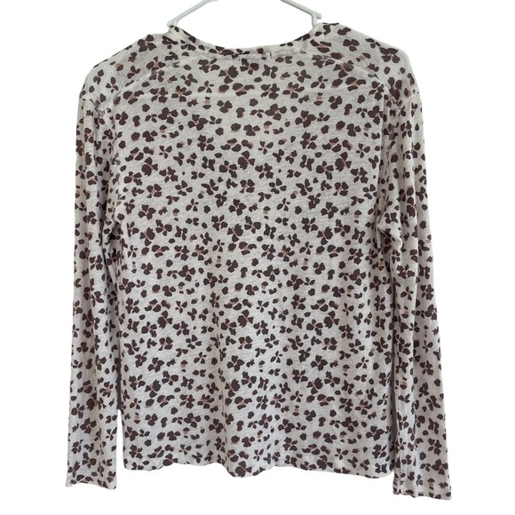 RAILS Sami Tee, Ivory Floral Cheetah, Size XS - Picture 8 of 11